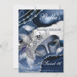 マスカレードバースデーパーティ招待状 招待状