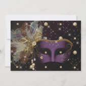 マスカレードパーティの招待状 招待状 (正面)