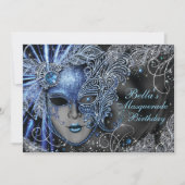 マスカレードパーティの招待状 招待状 (正面)