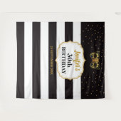 マスカレードパーティー誕生日パーティー タペストリー背景 タペストリー (正面(横))