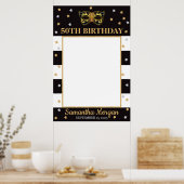 マスカレードパーティー誕生日写真小道具フレームマスク ポスター (キッチン)