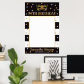 マスカレードパーティー誕生日写真小道具フレームマスク ポスター (ホームオフィス)