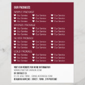 マスカレードパーティー、パーティー広告イベントプランナー チラシ (裏面)