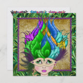 マスカレードパーティー- SRF 招待状 (正面/裏面)