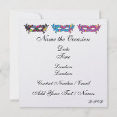 マスカレードパーティー- SRF 招待状 (裏面)