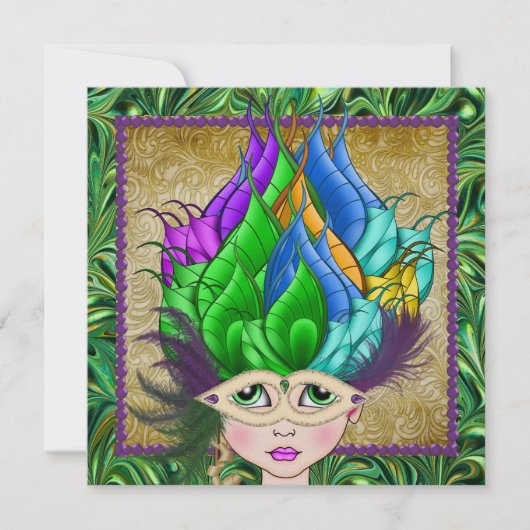 マスカレードパーティー- SRF 招待状 (正面)