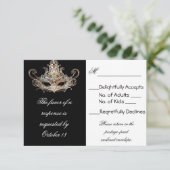 マスカレードボールの応答カード 出欠カード (スタンド正面)