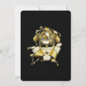 マスカレードボールクインセアニラパーティの招待状 招待状 (裏面)