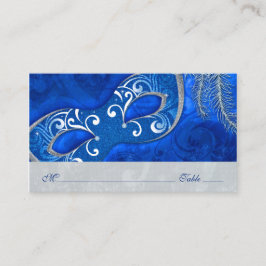 マスカレードボールマーディグラ結婚スの座席表 プレイスカード