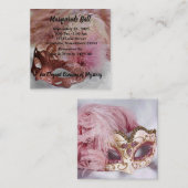 マスカレードボール招待状 ノートカード (正面/裏面)