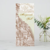 マスカレードボール、メニューティール(緑がかった色)と金ゴールド メニュー (スタンド正面)