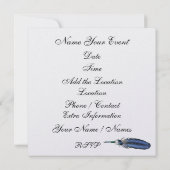 マスカレードマルディグラス招待状 招待状 (裏面)