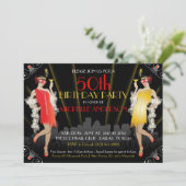 マスカレードマルディグラス誕生日紹介 招待状 (スタンド正面)