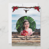 マスカレードランチキンセアニラTuフォト 招待状 (裏面)