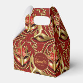 マスカレード甘い16パターン赤い金ゴールドID1032 フェイバーボックス (正面サイド)