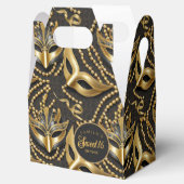 マスカレード甘い16パターン黒金ゴールドID1032 フェイバーボックス (オープン)