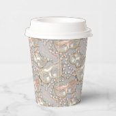 マスカレード甘い16ビーズマスクバラ金ゴールドID1032 紙コップ (右)