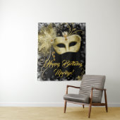 マスカレード誕生日パーティー背景 タペストリー (インサイチュ)