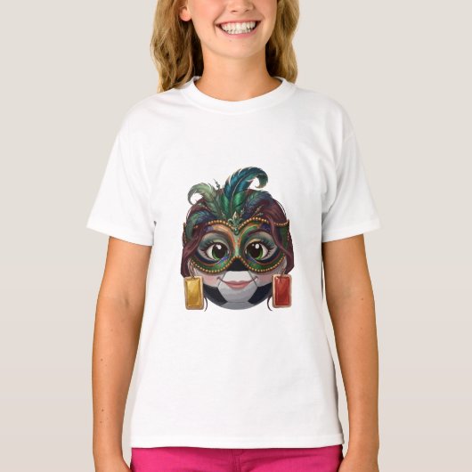 マスカレード サッカーボール  Tシャツ (正面)