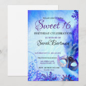 マスカレード スイート16 招待状 (正面/裏面)