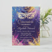 マスカレード、レース、スプラッシュ絵を描・クインチェニェラ 招待状 (スタンド正面)