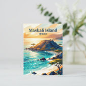 マスカーリ島 ジブチ ポストカード (スタンド正面)