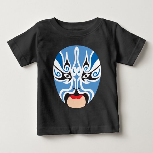 マスカ中国のラタのオペラマスク™コレクション ベビーTシャツ (正面)