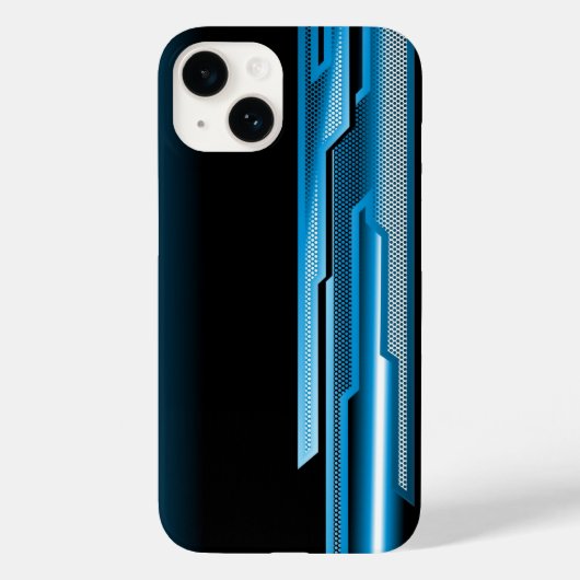 マスキュリンな抽象デザイン 空と黒 Case-Mate iPhoneケース (裏面)