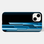 マスキュリンな抽象デザイン 空と黒 Case-Mate iPhoneケース (裏面 (横))