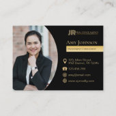 マスキング要素写真名刺テンプレート 名刺 (裏面)