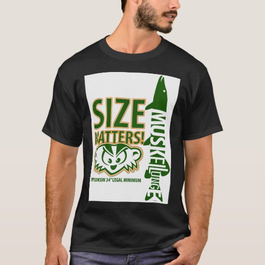 マスキーサイズ大事だ Tシャツ (正面)