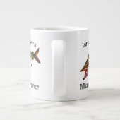 マスキー熱に感染する ジャンボコーヒーマグカップ (裏面)