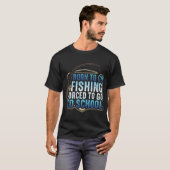 マスキー釣りカウボーイカエル Tシャツ (正面フル)