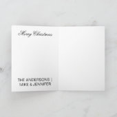 マスキー・クリスマス・ドーナツ・サンタ検疫クリスマス シーズンカード (内部)