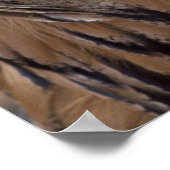 マスクおもしろい付きフクロウ顔 ポスター (角)