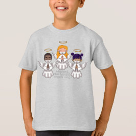 マスクされたヘラルドエンジェルス歌うオプション3 Tシャツ