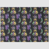 マスクされたマルディグラスシリーズデザイン4 薄葉紙 (正面)