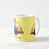 マスクされたメスのエンパワーメントThunder_Cove コーヒーマグカップ (正面右)