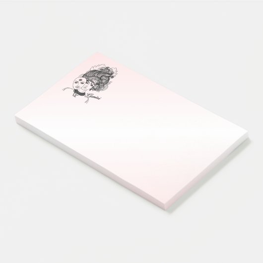 マスクされたレディージェミニ〔占星術の〕十二宮図記号と記号 ポストイット (アングル)