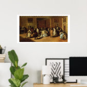 マスクされた会議 ポスター (ホームオフィス)