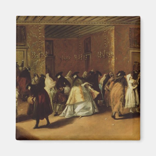 マスクされた会議 マグネット (正面)