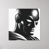 マスクされた正義 キャンバスプリント (正面)