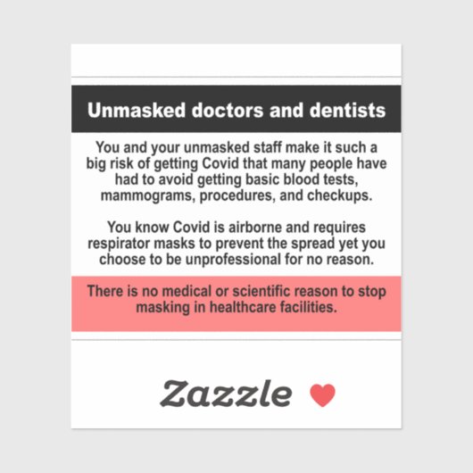 マスクされていない医師と歯科医のビニールのシール シール (シート)