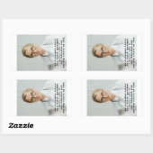 マスクされていない医師の紙シール 長方形シール (シート)