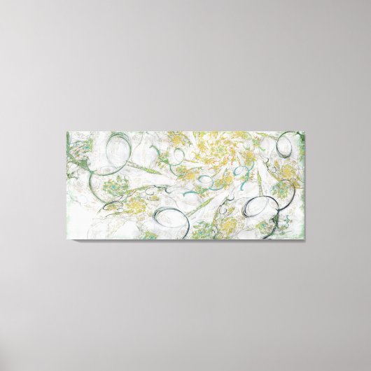 マスクされていない抽象芸術ファインアート キャンバスプリント (正面)