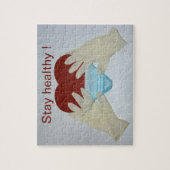 マスクで健康を保つ ジグソーパズル (縦)