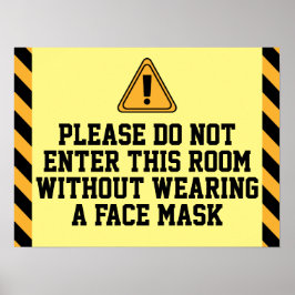 マスクなしで入力しない ポスター