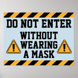 マスクなしで入力しない ポスター