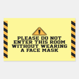 マスクなしで入力しない 長方形シール