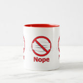 マスクなしコーヒーマグ ツートーンマグカップ (中央)